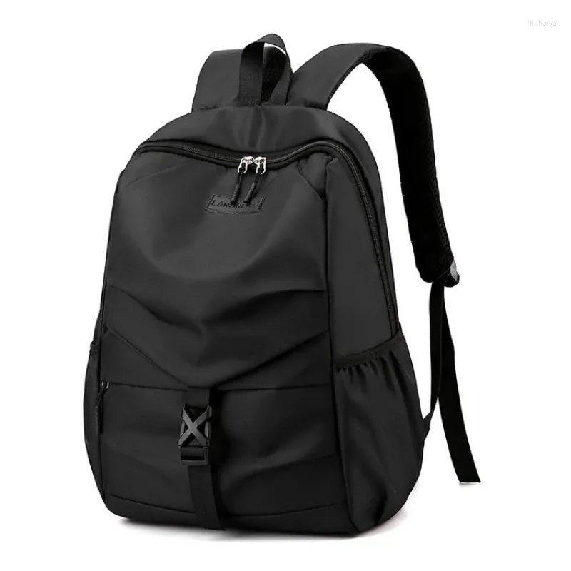 Backpack Ultralight Male Backpacks College Student School Men Light Weight Travel Back Pack Bag Business Office Rucksack Black