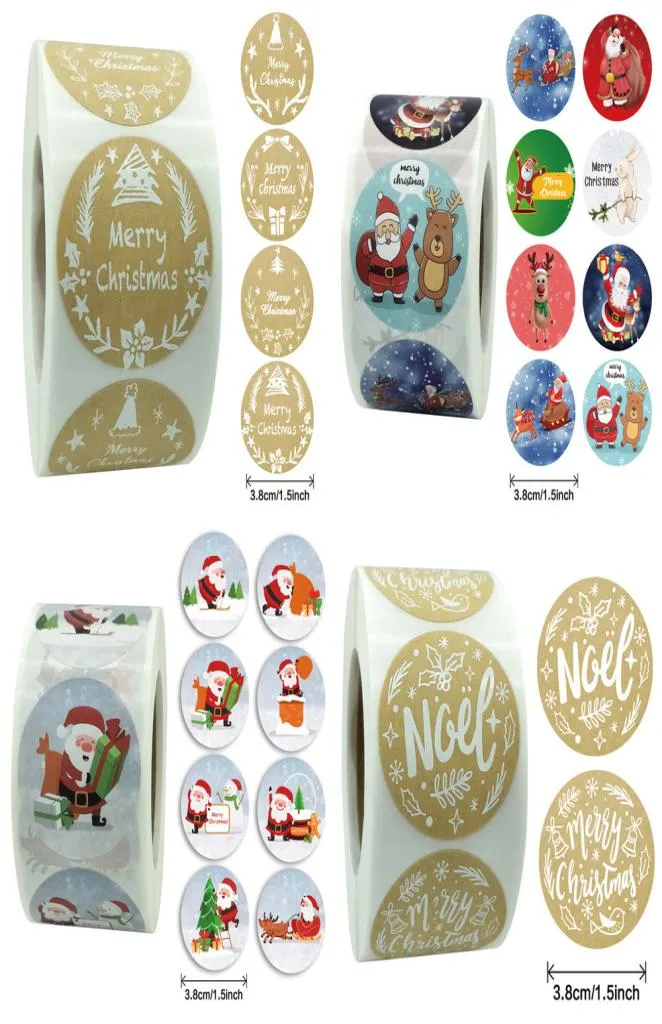 Zoll 15 Frohe Weihnachten Aufkleber Große große Ferienkartengeschenkumschläge Strumpf Weihnachtsfeiern bevorzugt Vorräte für Kinder Scrapbooking 57401397