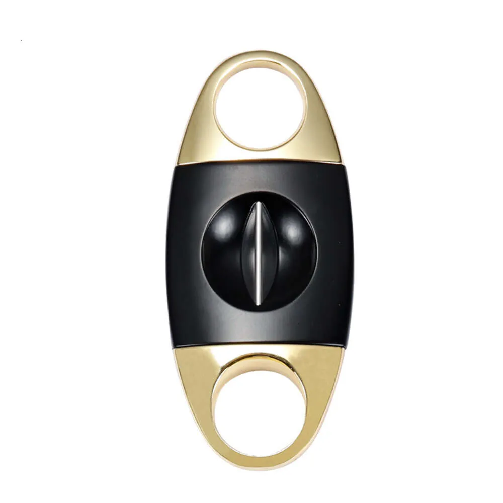 Caltero all'ingrosso personalizzato per sigari oro personalizzato in acciaio inossidabile in acciaio a v forma tabacco da viaggio portatile da tabacco