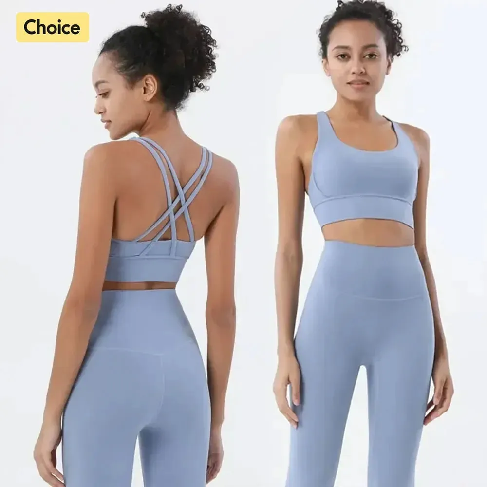 Stown Sportswear Yoga Set Leggings en Tops Fitness Sports Suits Gym Clothing Bra Nadel Running Women Pant 240425