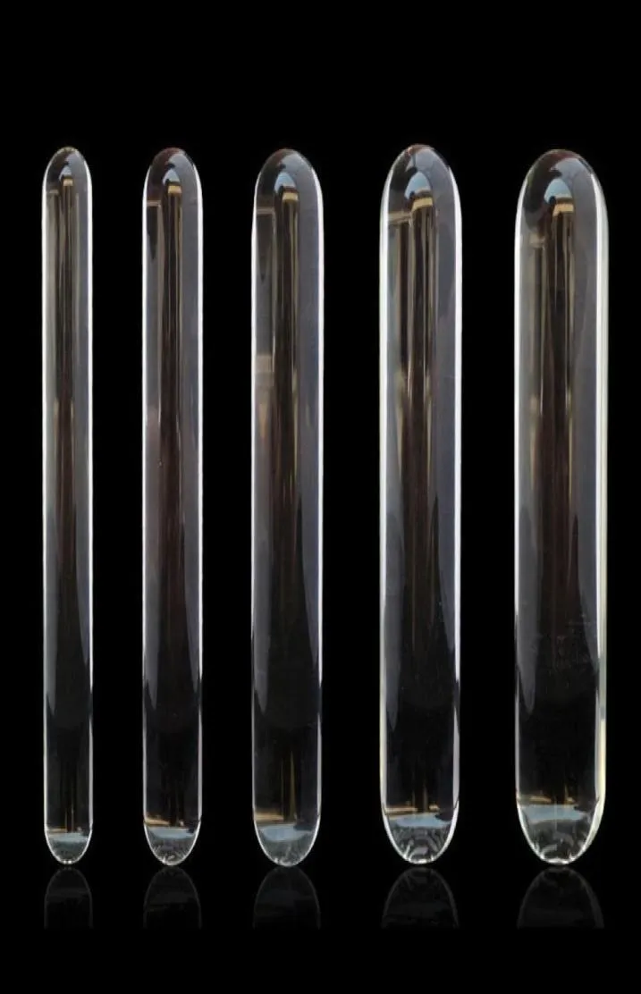Cylinder Glass Dildo Big énorme GLASE PENIS PENIS CRISTAL ANAL PLIGNE FEMMES SEXE TOYS POUR FEMMES G SPOT STIMULATEUR PLAYE WAND SH1907301900308