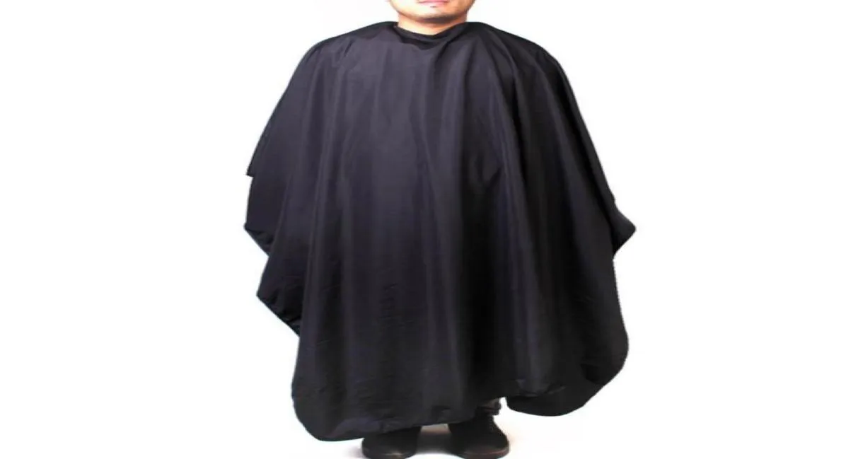 Eisenschnalle runder Hals Frisur Cape Salon Friseur Haarschneidkleid Abdeckung groß 140 x 120 cm Black1244456