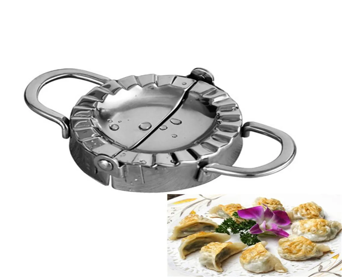 Epacket EcoFriendly Pastry Tools Stainless Steel Dumpling Maker Wrapper Dough Cutter Pie Ravioli Mould Kitchen Accessories Wholes8432365