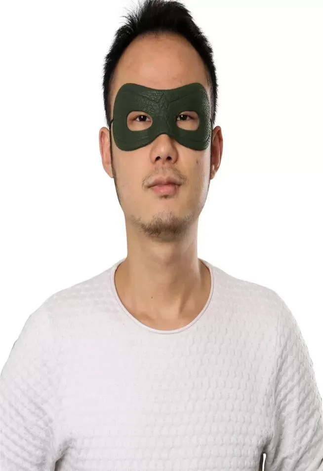 Сериал Green Arrow Season 4 Oliver Queen Cosplay Men039s Mask для вечеринки Halloween Props9301803