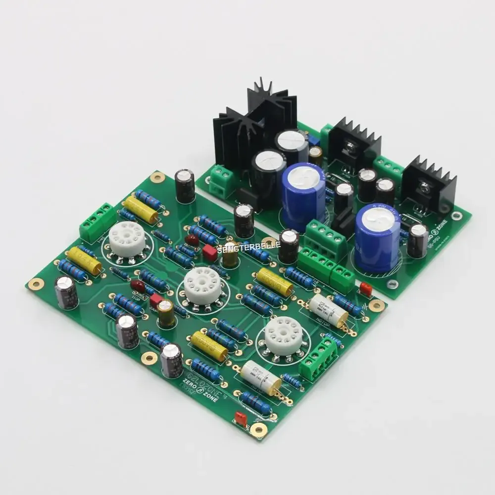 Amplificateur Edition standard Hifi Riaa MM EAR834 Tube phono Stage Amplificateur Board + DC260V Power Board