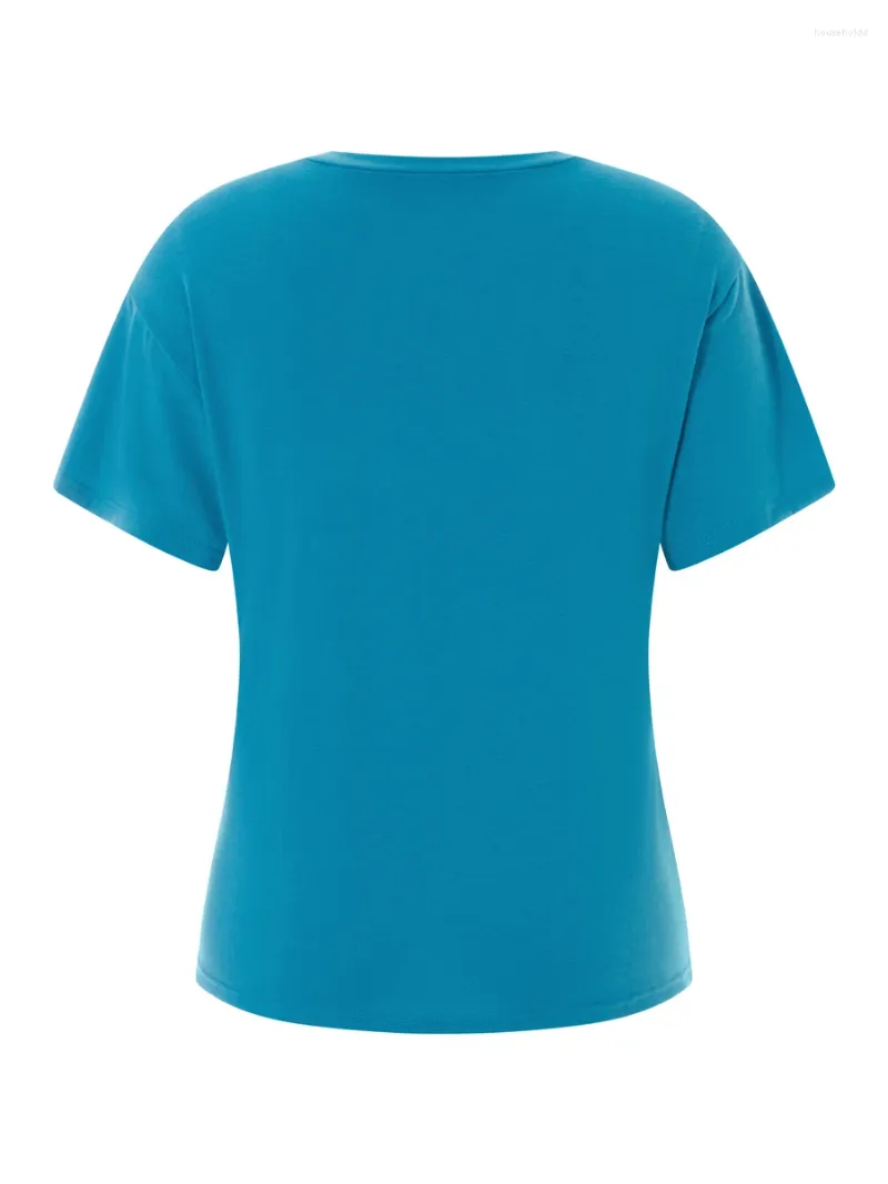 女性用Tシャツ女性妖精グランジグラフィックプリントクロップトップトップクルーネックバギーTシャツY2Kゴシックルーズクロップドブラウス