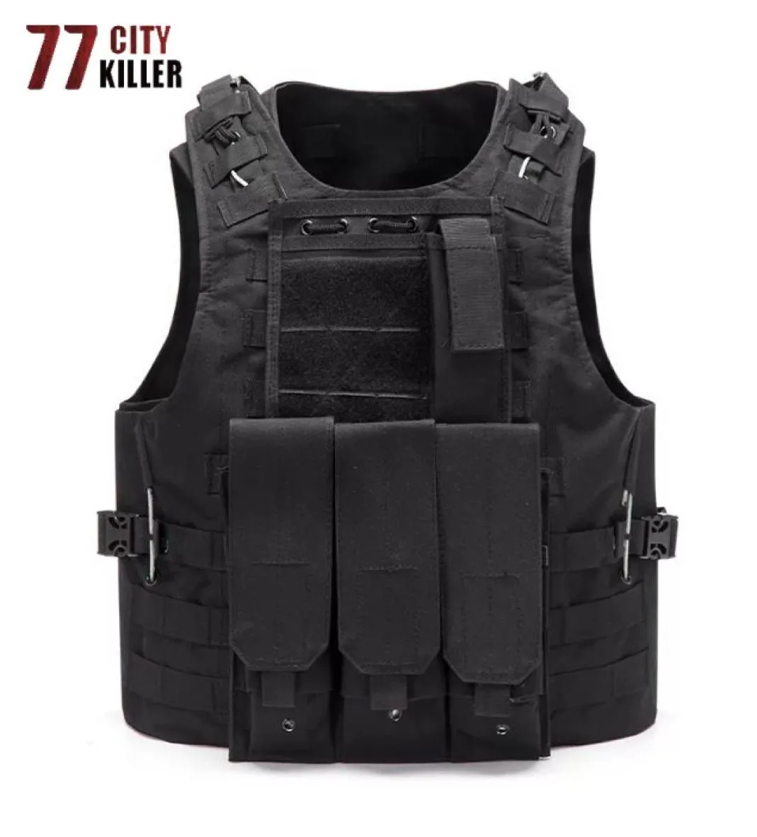 77City Killer Combat Loading Hunting Molle Vest Soldier Tactical Vest Army CS Jungle Camouflage Carrier Shooting6738732