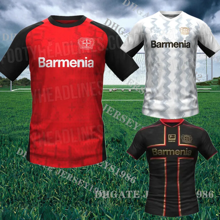 Nouveau 2024 2025 Bayer 04 Leverkusen Soccer Jerseys Wirtz Boniface Hincapie Hofmann Tapsoba Schick Palacios Frimpong Grimaldo 24 25 Home Away Blue Trive Football Shirt