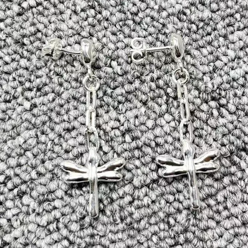 Stud Earrings European and American Charm Fashion uniek kleine Dragonfly ol damescadeau