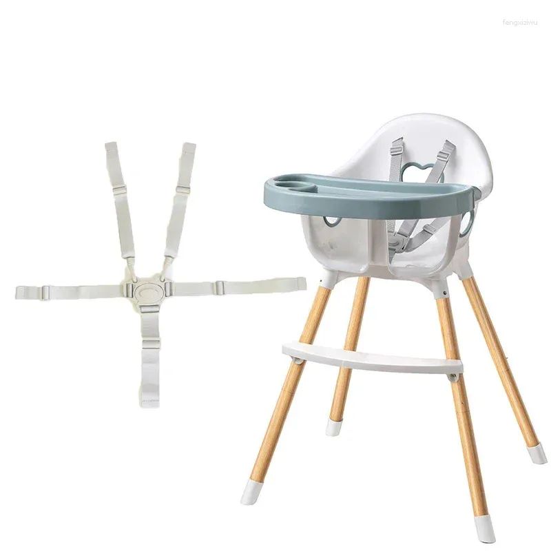 Peças do carrinho Baby Universal 5 Point Arnês High Chair Crente Se segurança do Buggy para Crianças Rening Belts Pram Pushchair