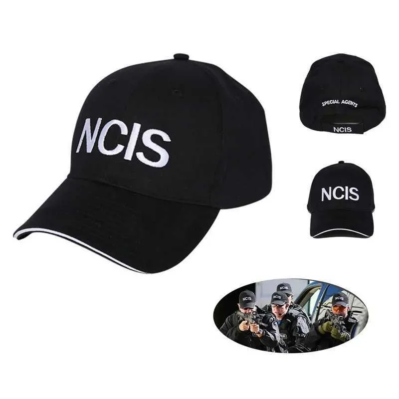 DHgate Ball Caps 2021 NCIS Cap Embroidery Hat Special Agents Hat Naval Criminal Investigative Service Movie Cap Adjustable Baseball Cap Hat T240429 Fashion Accessories