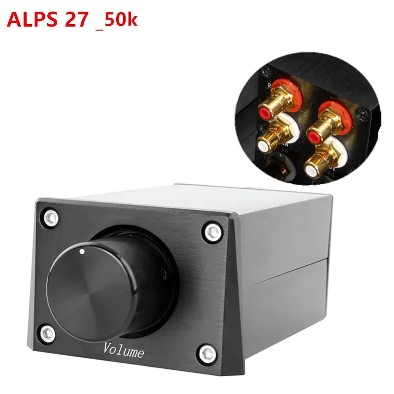Amplificateur Potentiomètre de contrôle du volume de préampli passif pour le contrôleur audio de l'amplificateur ALPS27 / 16 RCA Entrée / sortie FV3