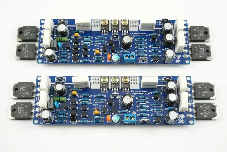 Amplificador LJM DIY Estéreo L122 Audio Kit de amplificador de energia de dois canais