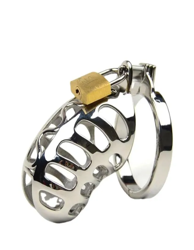 Petits dispositifs pointes métalliques en acier inoxydable Bague de bite BDSM Toys Bondage Sex Produits pour Men7157557