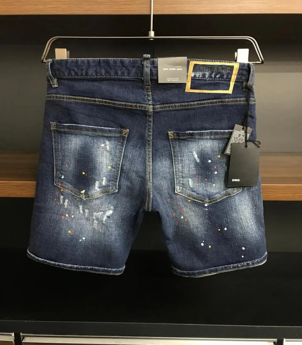 Jeans uomini jeans designer di lusso di lusso magro strappato guy cool buca causale denim jean moda marchio fit jeans uomini lavati pantaloncini pantaloni da spiaggia per leisure y8876619980