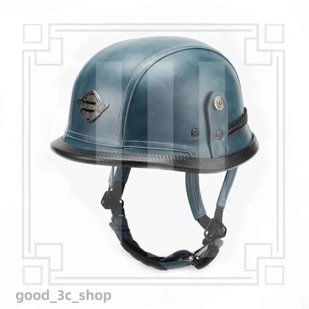 Дизайнерские мотоциклетные шлемы Dot Vintage German Style Open Face Half Helme Cap Unisex Retro мотоцик