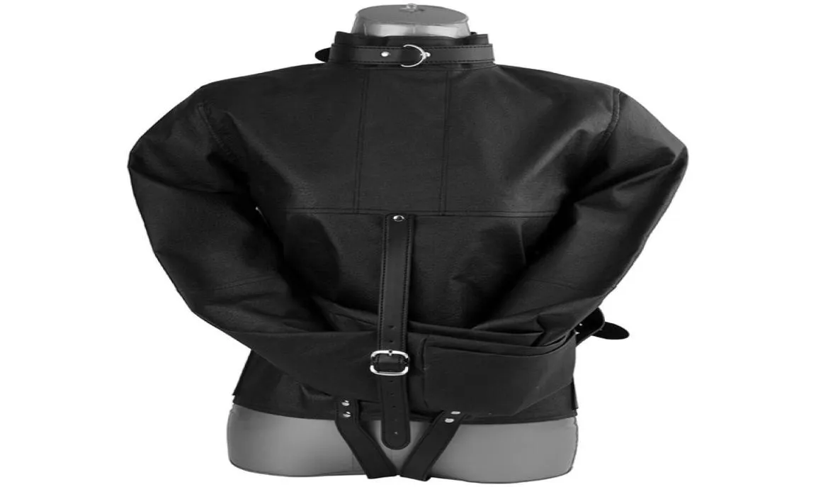 Superior Fetish BDSM Bondage RESTRAINTIONS PU CUIR STRAIT Veste adulte Toys érotiques femmes Bondage harnais Toys pour couples7623464