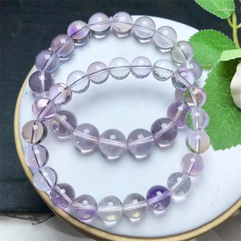 Linkarmbanden natuurlijke ametrine armband kristal edelsteen mode genezing chakra stress reliëf reiki yoga energie 1 stcs 9/10/12 mm