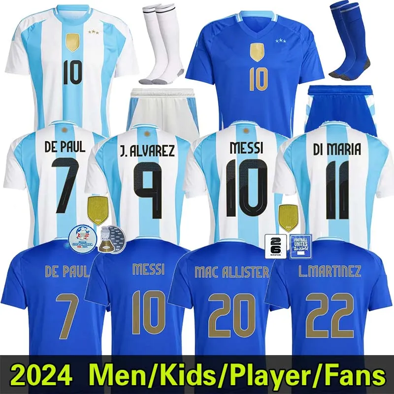 Argentina National Team Soccer Jerseys 2024 Copa America Cup