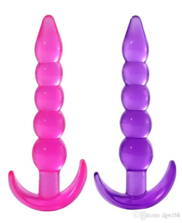 Jelly Silicone Sexy Accessoires pour débutant érotique Plug anal sm sm sexe adultes toys for hommes femmes1322834