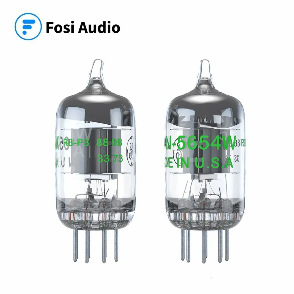 Versterker Fosi Audio Vacuümbuizen 7pin 5654W Upgrade voor 6AK5 6J1 6J1P EF95 Pairing Tubes 2PCS voor versterkeraudio