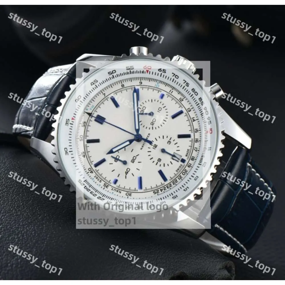 BREIGHTLING WATCH 2024 Heiße Verkaufsgelenkwächter für Männer Bretilling Watch Quartz Watch hochwertiges Luxus -Chronographen -Uhr Edelstahl Branding Watch 928