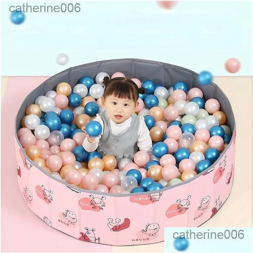 Baby Rail Children Ocean Ball Pool Grube Trockenklapper Zaunzelt Spielzeug Indoor -Playpen für Jungen Mädchen Kinder Geburtstag Drop Liefergeschenke auf DHM3J