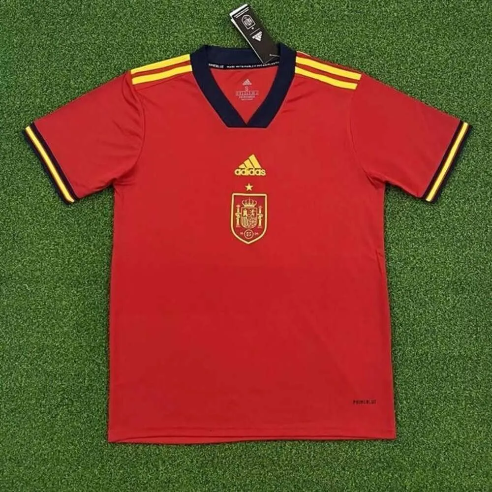 Jerseys de fútbol Hogar 2022 Mundial España España Jersey Custom No. 15 Ramos Children's National Equipo