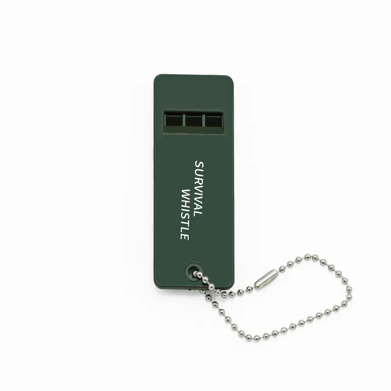 3-Frequenz-Pfeife hohe Dezibel Überlebens Pfeife Keychain Rugby Referee Camping Wanderung Notfallüberlebens Pfeife Outdoor-Werkzeuge Outdoor-Werkzeuge