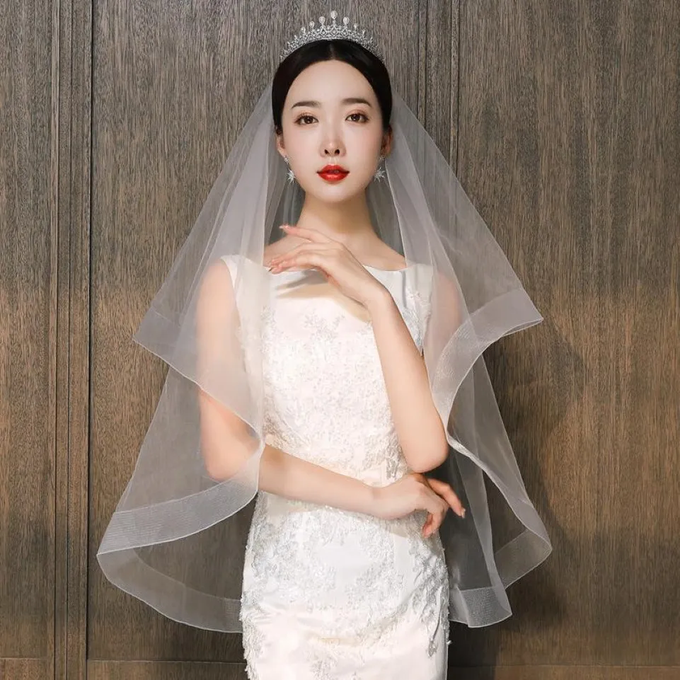 Bridal Veils 2021 White Wedding Accessory w sprzedaży 328V