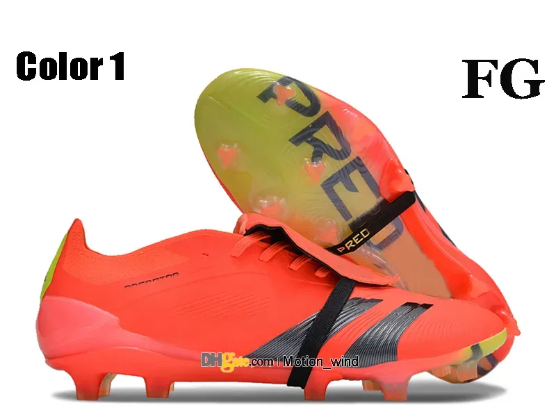 Gift Bag Mens Womens Football Boots Accuracies Elites FG Cleats Accuracies.1 Tongued Soccer Shoes Laceless Kids Youth Boy Girl Outdoor Trainers Botas De Futbol