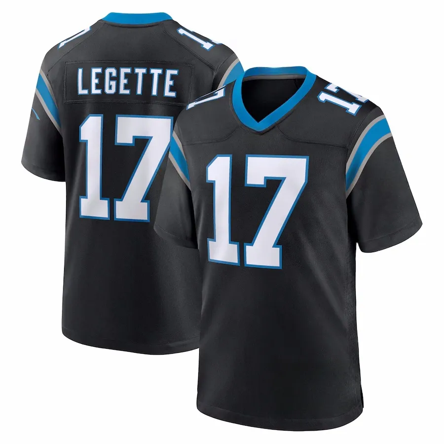 2024 مسودة جديدة في الجولة الأولى اختيار لعبة اللاعب Jersey كرة القدم القميص 17 Xavier Legette Jersey Men's Youth Game Custom S-6XL