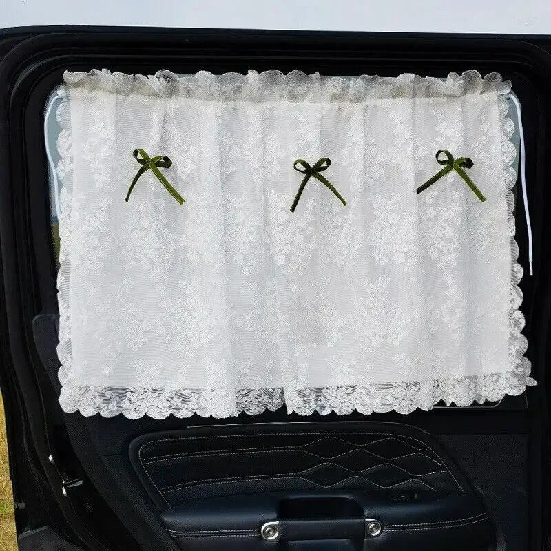 Curtain Sunshade Car Sunscreen Light Blocking Curtains Side Window Sliding Summer Protection Film Accessories