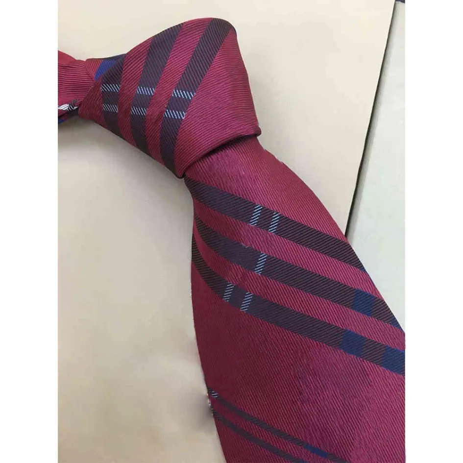 Cravatta da uomo di seta di seta di seta di fascia alta cravatta per collo di seta jacquard cravatta per matrimoni 329b 329b