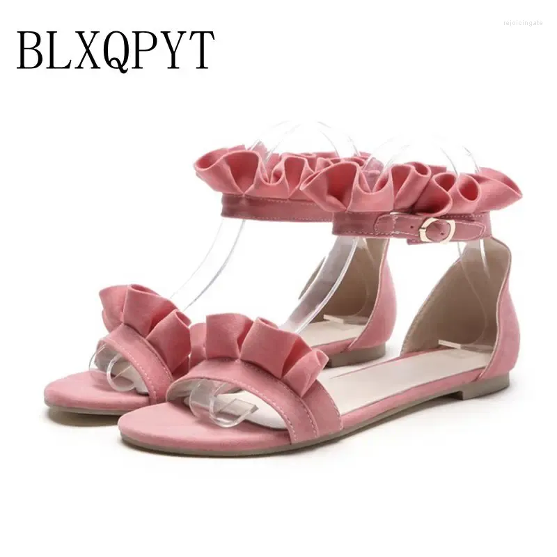 Kleiderschuhe Blxqpyt Sandalias Mujer Supergröße 31-52 Frauen Sandalen BOTH HIGH SEALS SAPATO FEMININO SOMMER SOMMEN SCHALT STY