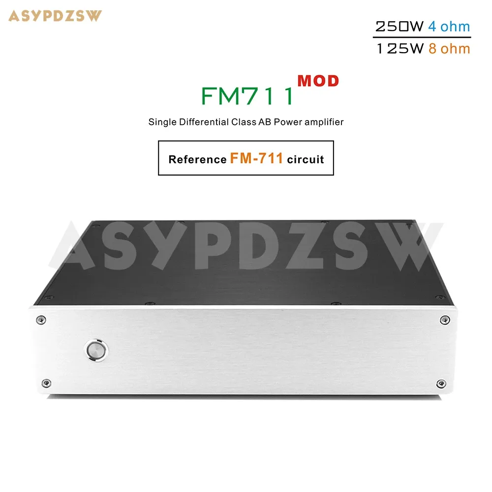 Amplificateur FM711 MOD CLASSE STÉRÉO AB ST 2SC5200 Amplificateur de puissance 250wx2 4 ohm avec protection SPK