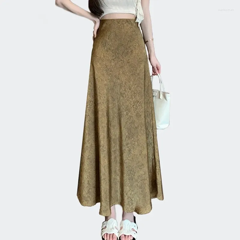 Kjolar nomadisk rustik etnisk spetsnät halter kjol vintage vikta oregelbundna långa