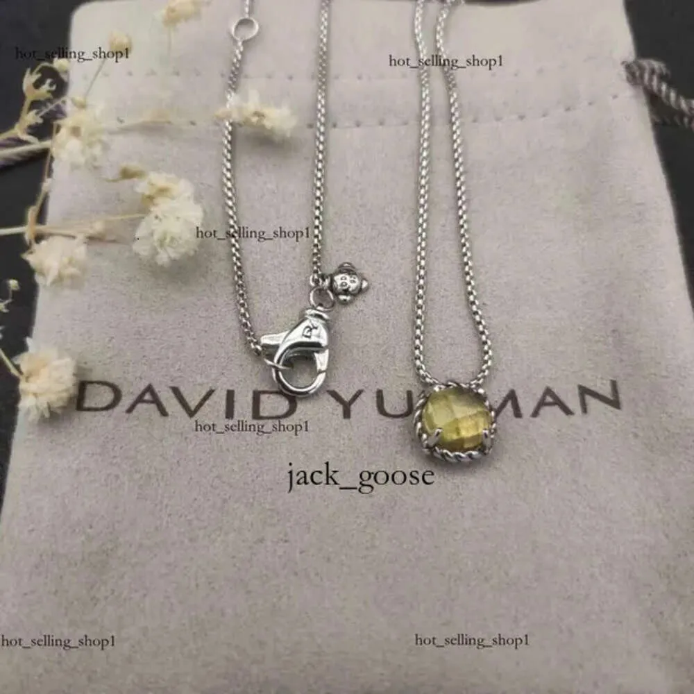 David YurmaネックレスブレスレットDYリングデザイナーケーブルブレスレット女性用ファッションジュエリー