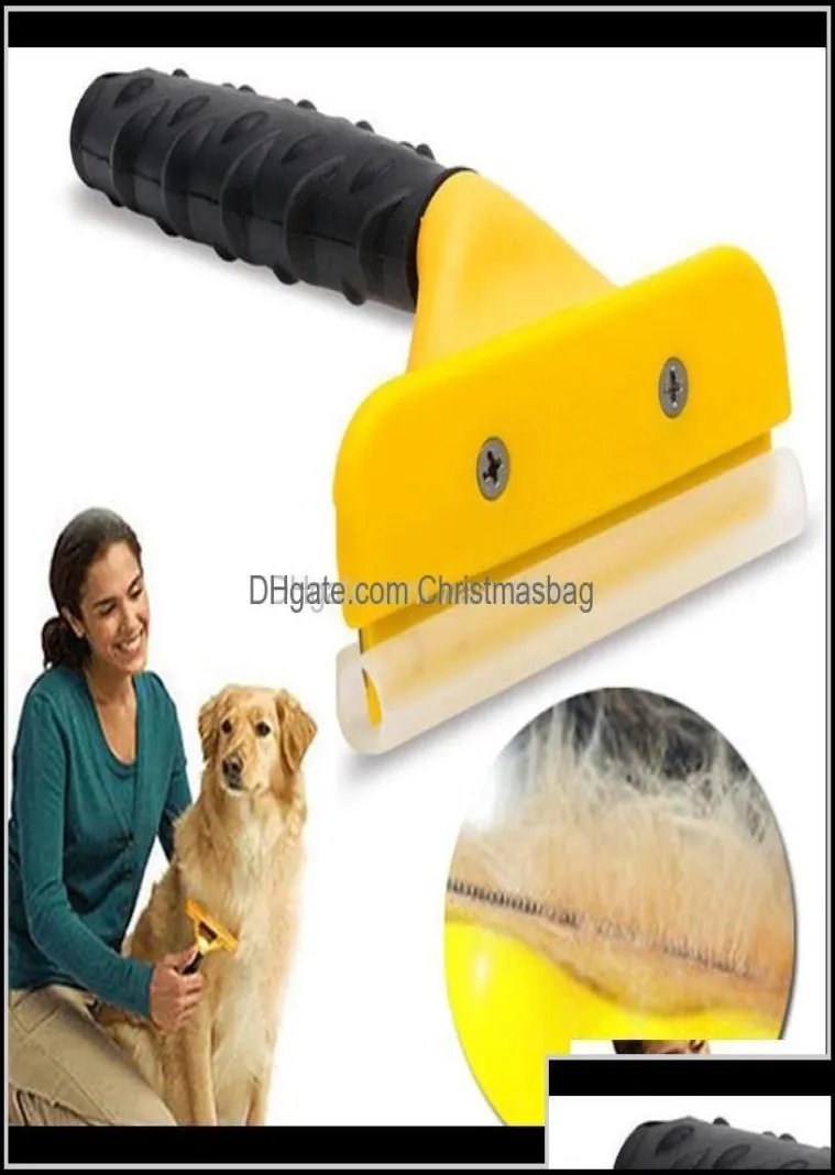 Leveringen Home Garden Pet Brush Cat Kam Verwijderen Lang kort haar Dog verzorging Deshedding Edge Tool T0143 RKD32 Drop Delivery 20213344231