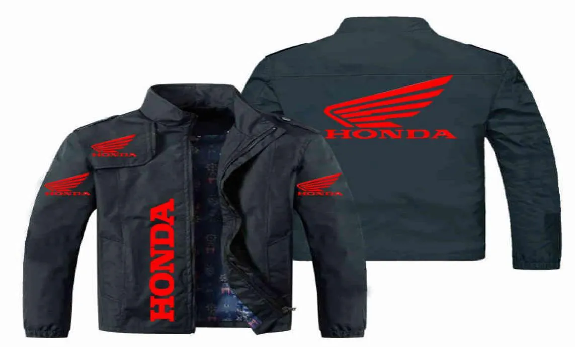 2022 Spring Autumn Mens Jackets Honda Car Wing Red Gedrukt Windendaar Fashion Motorfiets Men Men Kleding Coats5770298