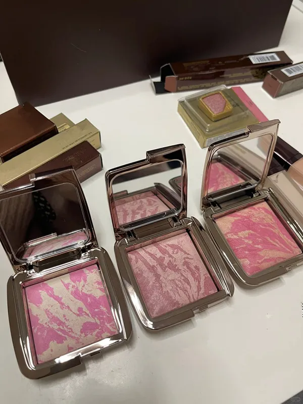 2024 marca trucco etereo bagliore etereo diffuso a 3 colori thlush blusher lussuoso luminoso guance guance occhi blush polvere 4,2 g di fondamento trucco blusher in polvere