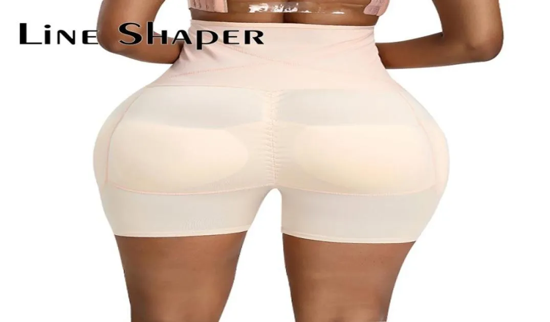 Women039S Shapewear Firma Control nahtloser gepolsterter Oberschenkel schlanker hoher Taillen Höschen Hip Pads Enhancer Butt Lifter Shoster Booster6897370