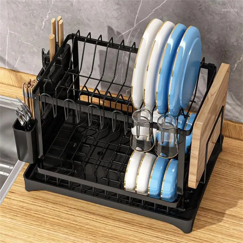 Rack de rangement de cuisine Rack élégant et moderne polyvalent de conception pratique de l'espace à la maison facile à assembler