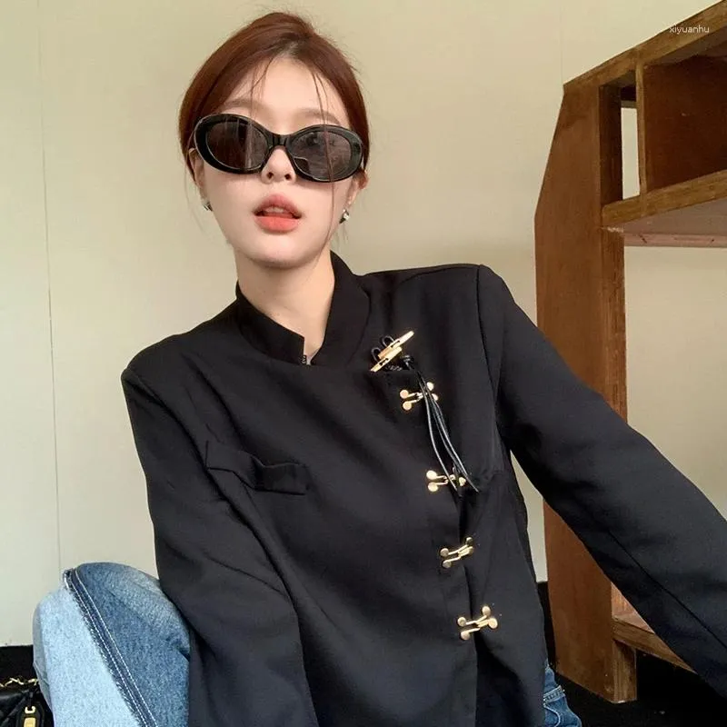 Chinese collar jacket for ladies best sale