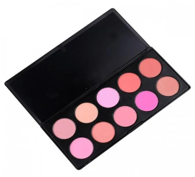 10 Colorset Makeup Blush Face Blusher Powder Pows Palet Cosmetics MaquiaGem Professional Makeup Product 6566931