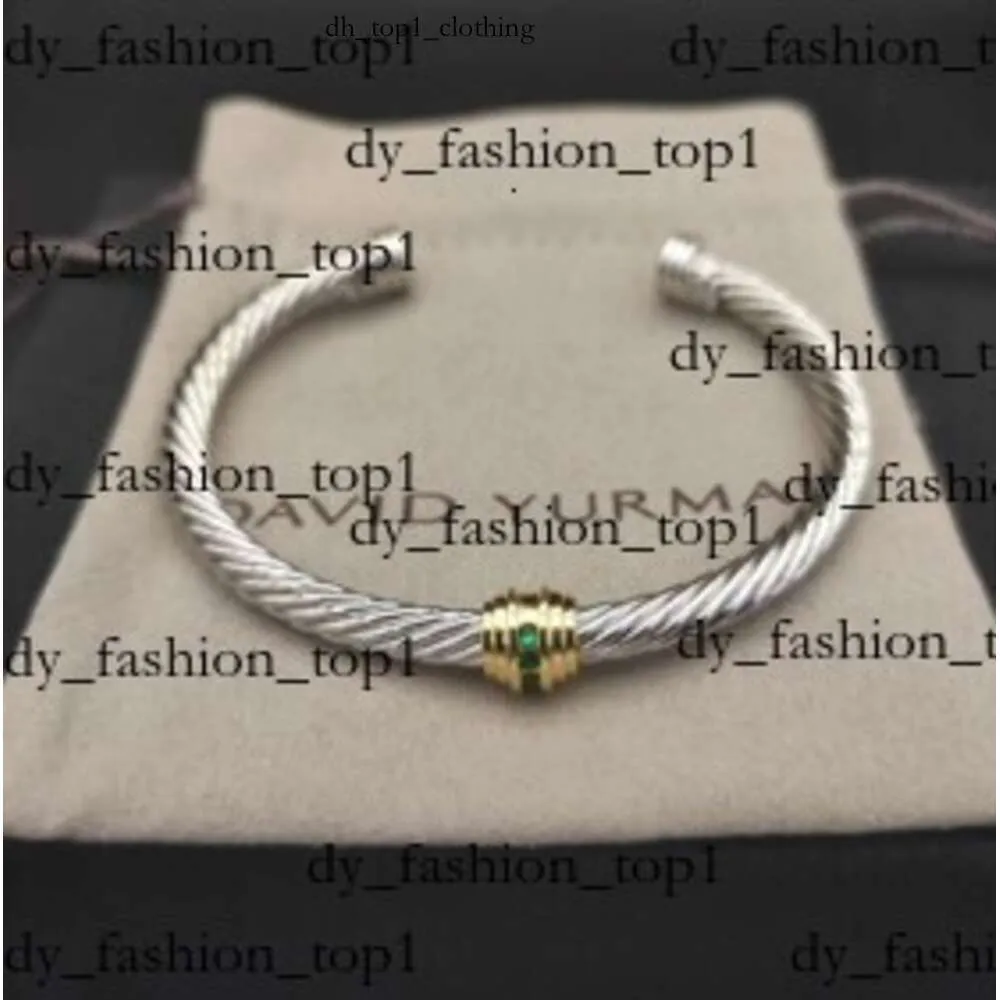DY Designer Högkvalitativ modemärke Luxury Trend David Yurma Armband Smycken Armband Enkelt och elegant Populärt Woven Twisted Ring David Armband 977
