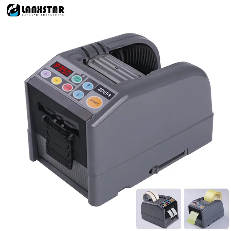 Máquina de corte de cinta de cinta automática 110V220V IMPLEMENT 6-60 mm Cinta adhesiva Máquina de embalaje de doble cara 240426