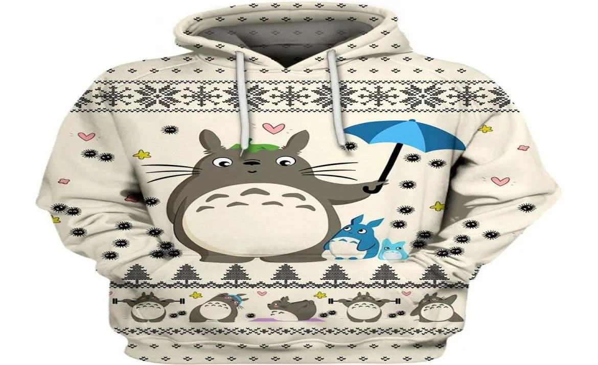 Plstar Cosmos Totoro and Friends 3d Allover Printed Shirts