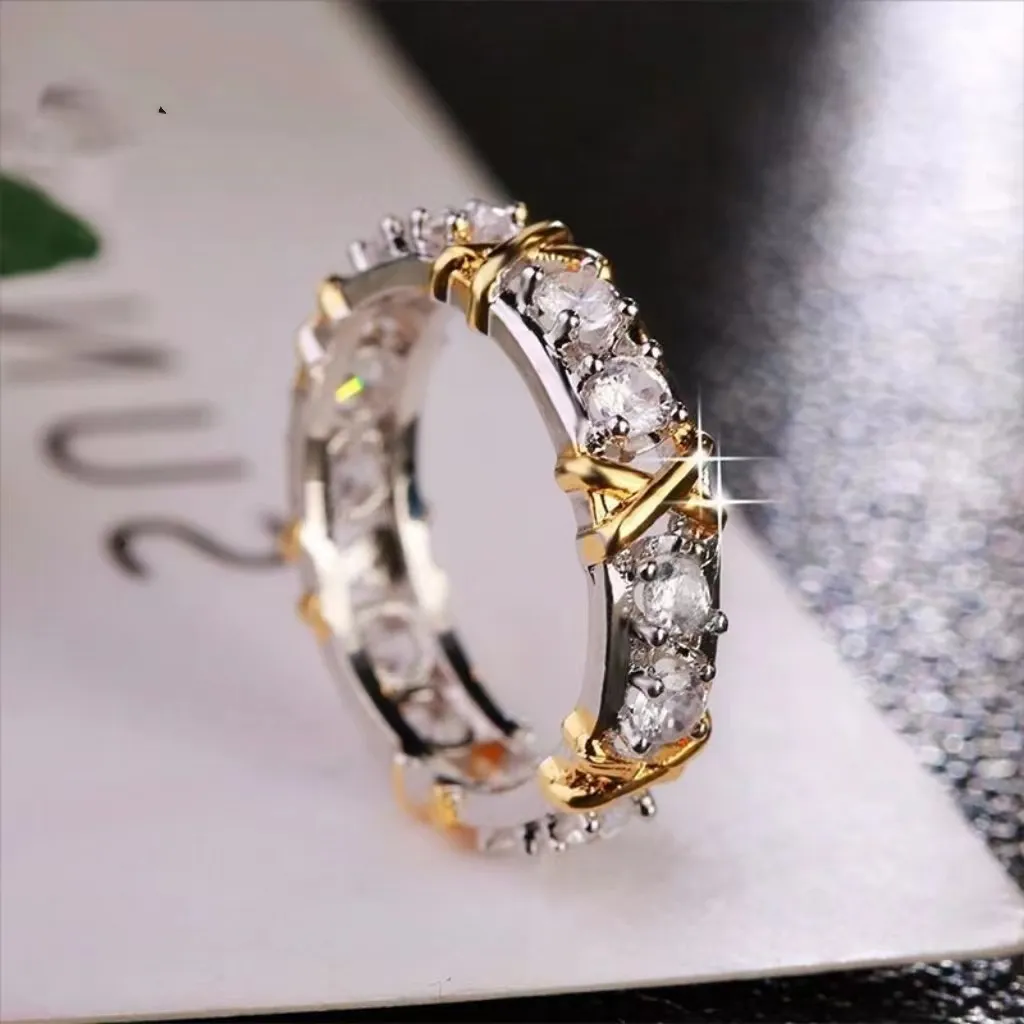 Hoge versie 10 K goud 4 m laboratorium mo is s a n i t e ring 925 sterling zilveren sieraden verloving trouwring dames feestaccessoires g i f