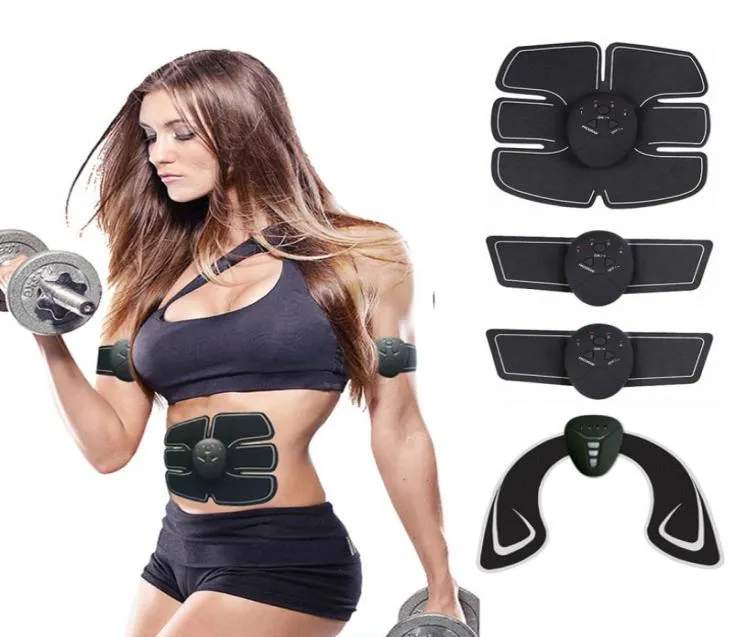 EMS Wireless Fitness Abdominal Training Massager Smart Muscle Stimulator Butt Heup Hip Lifting Body Shaping Slankmassa Massager Machine S2507609